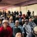 A packed community meeting reflected the urgency and frustration surrounding access to formal housing in Thembelihle. PIctures: Supplied